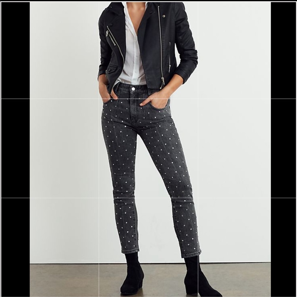NWT Anthropologie Studded Pants - Picture 2 of 6